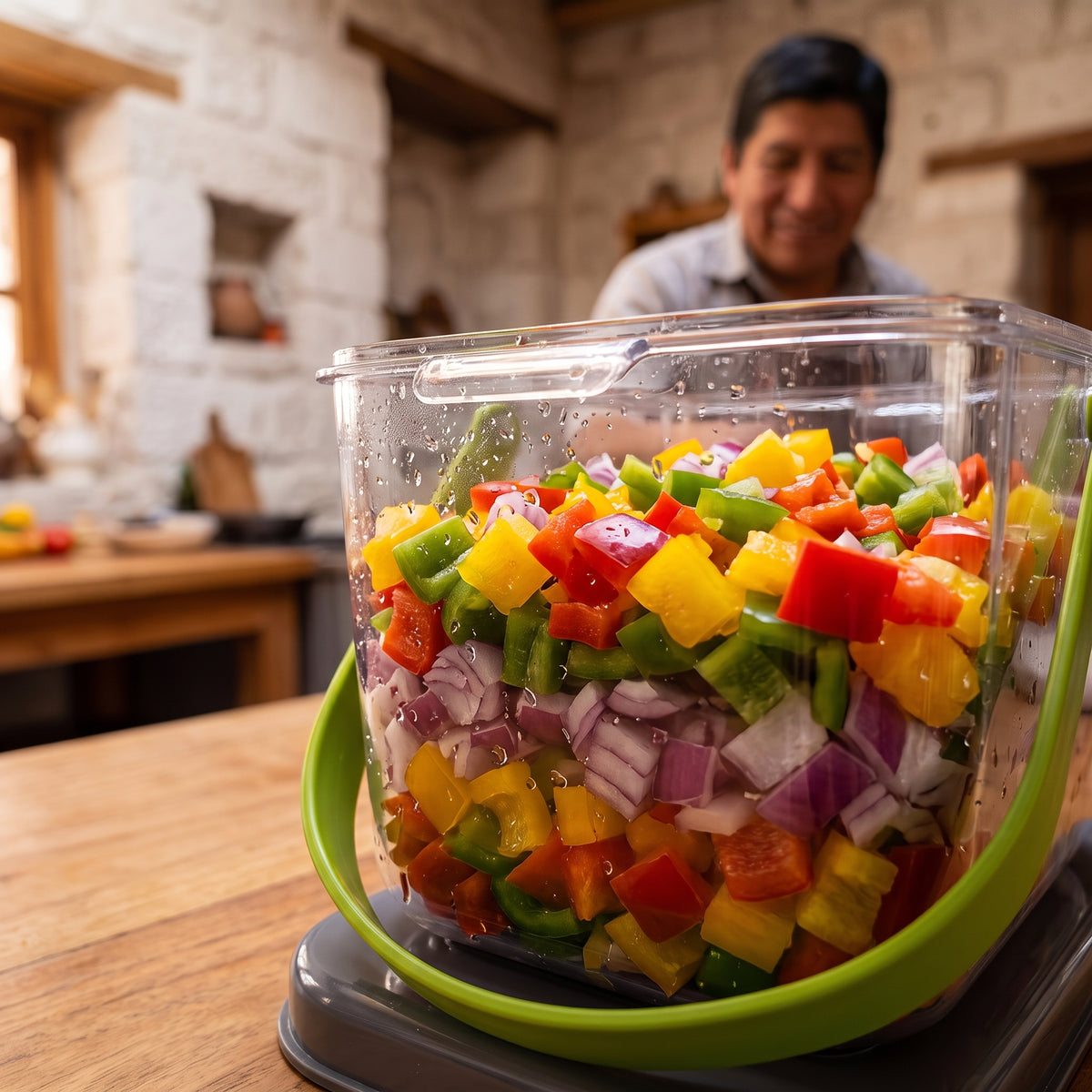 Cortador de Verduras Profesional 22 en 1 + Tijera de Cocina de REGALO