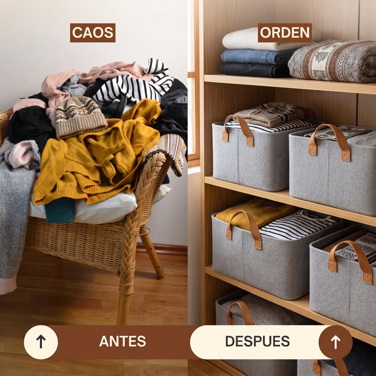 Sistema Organizador de Ropa | Compra 1 lleva 3