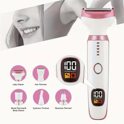 AVIA: Depiladora Profesional 5 en 1 con Pantalla LED Inteligente.