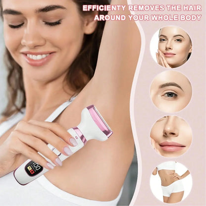 AVIA: Depiladora Profesional 5 en 1 con Pantalla LED Inteligente.