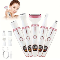 AVIA: Depiladora Profesional 5 en 1 con Pantalla LED Inteligente.