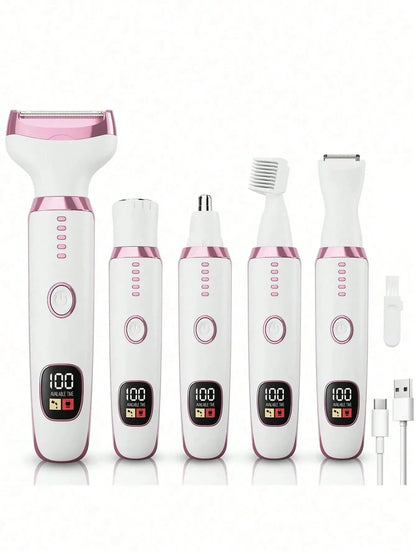 AVIA: Depiladora Profesional 5 en 1 con Pantalla LED Inteligente.