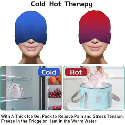 MIGRAX: El Alivio Total que tu Cabeza Necesita. Terapia de Frío y Compresión 360°.
