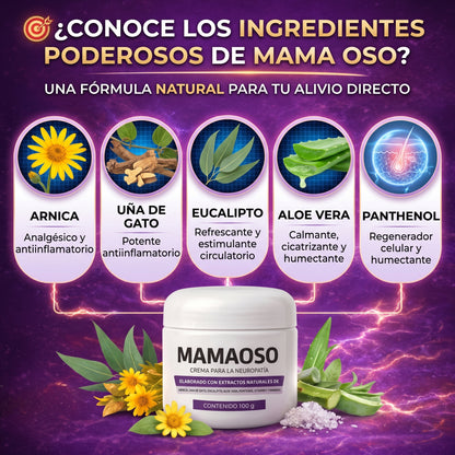 MAMAOSO: Despídete del Ardor y el Hormigueo. Recupera la Sensibilidad y la Fuerza en tus Extremidades.