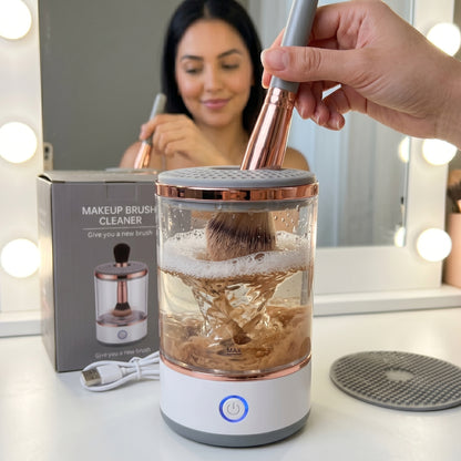 LUXIA: Estación de Limpieza Automática para Maquillaje 2 en 1.