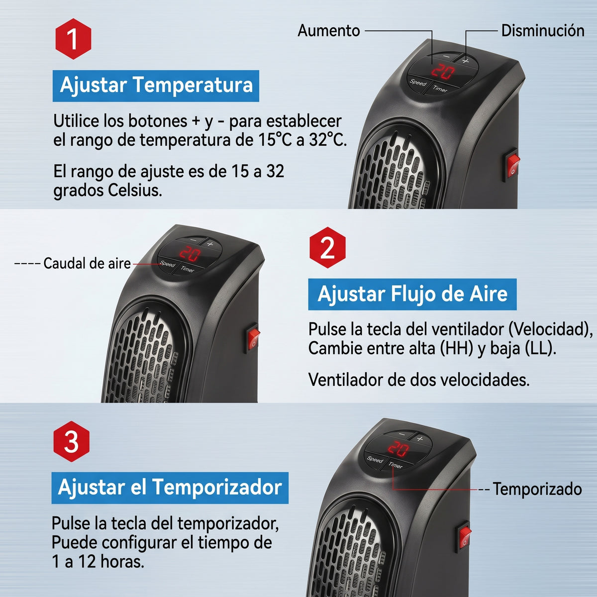 TERMIA: Calienta tu espacio al instante. Sin instalaciones, sin cables, sin excesos