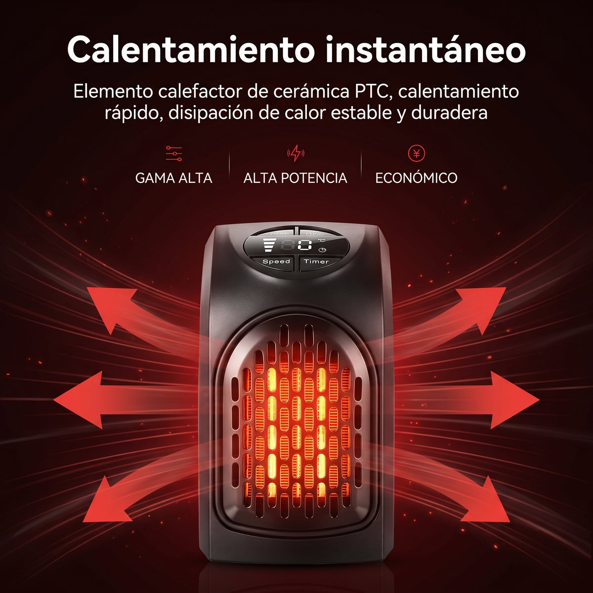 TERMIA: Calienta tu espacio al instante. Sin instalaciones, sin cables, sin excesos