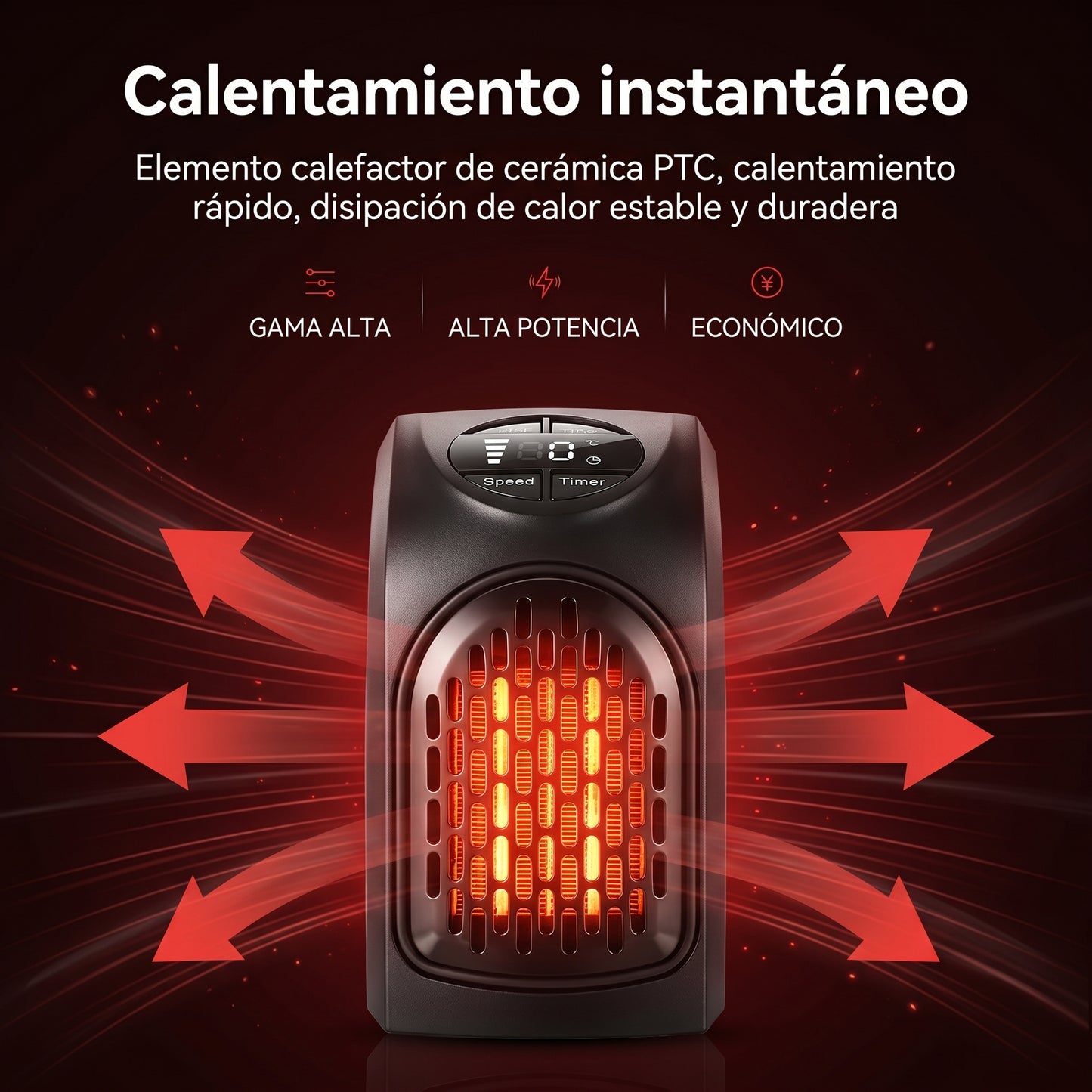 TERMIA: Calienta tu espacio al instante. Sin instalaciones, sin cables, sin excesos