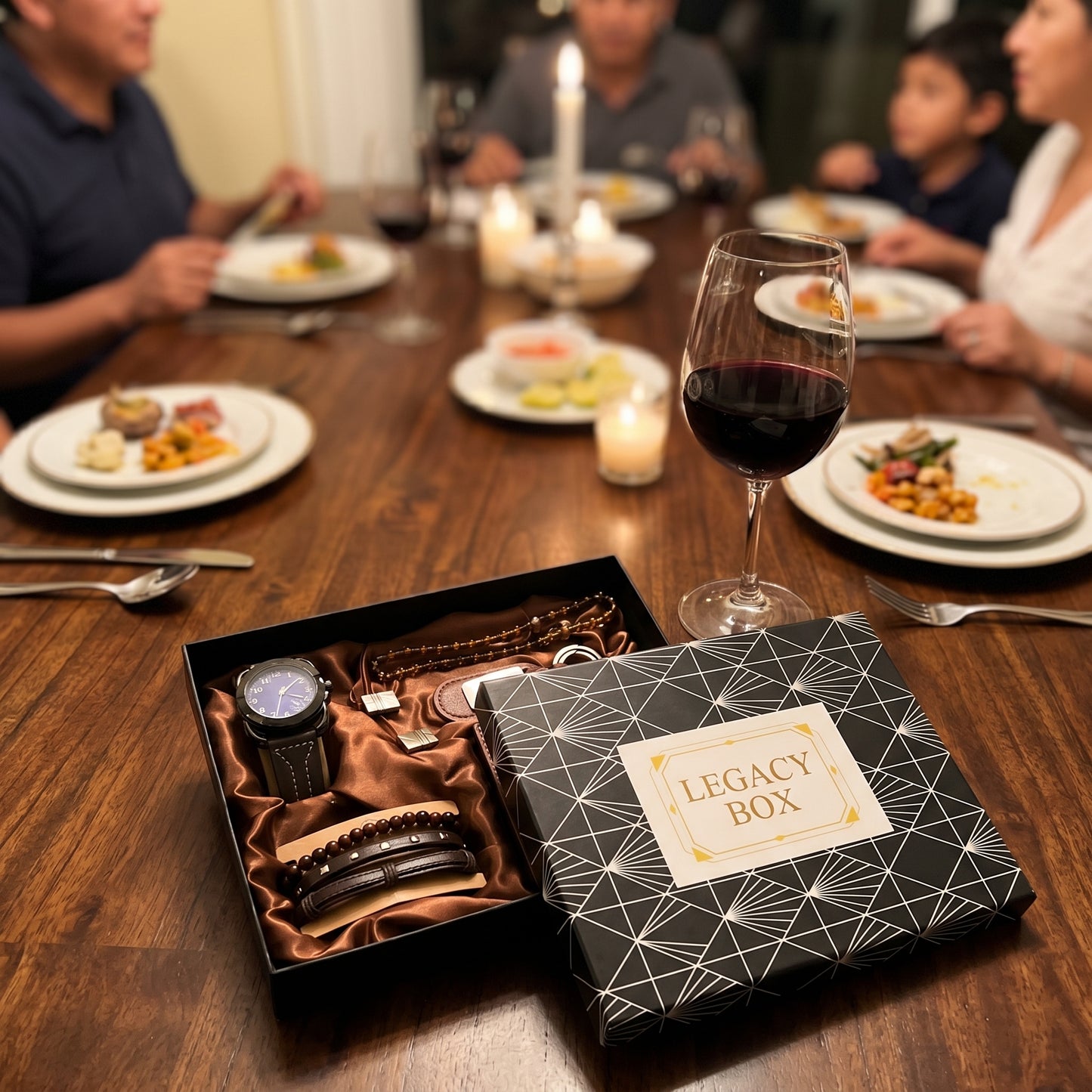 Legacy Box: El Regalo Perfecto del Dia del Padre. Set Exclusivo de 6 Piezas que Hará Sentir a Papá como un Rey