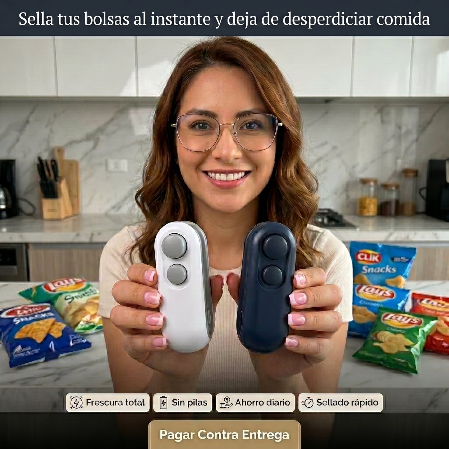 CLIK: El Secreto para que tus Snacks y Comidas Nunca Pierdan el Crujiente Original