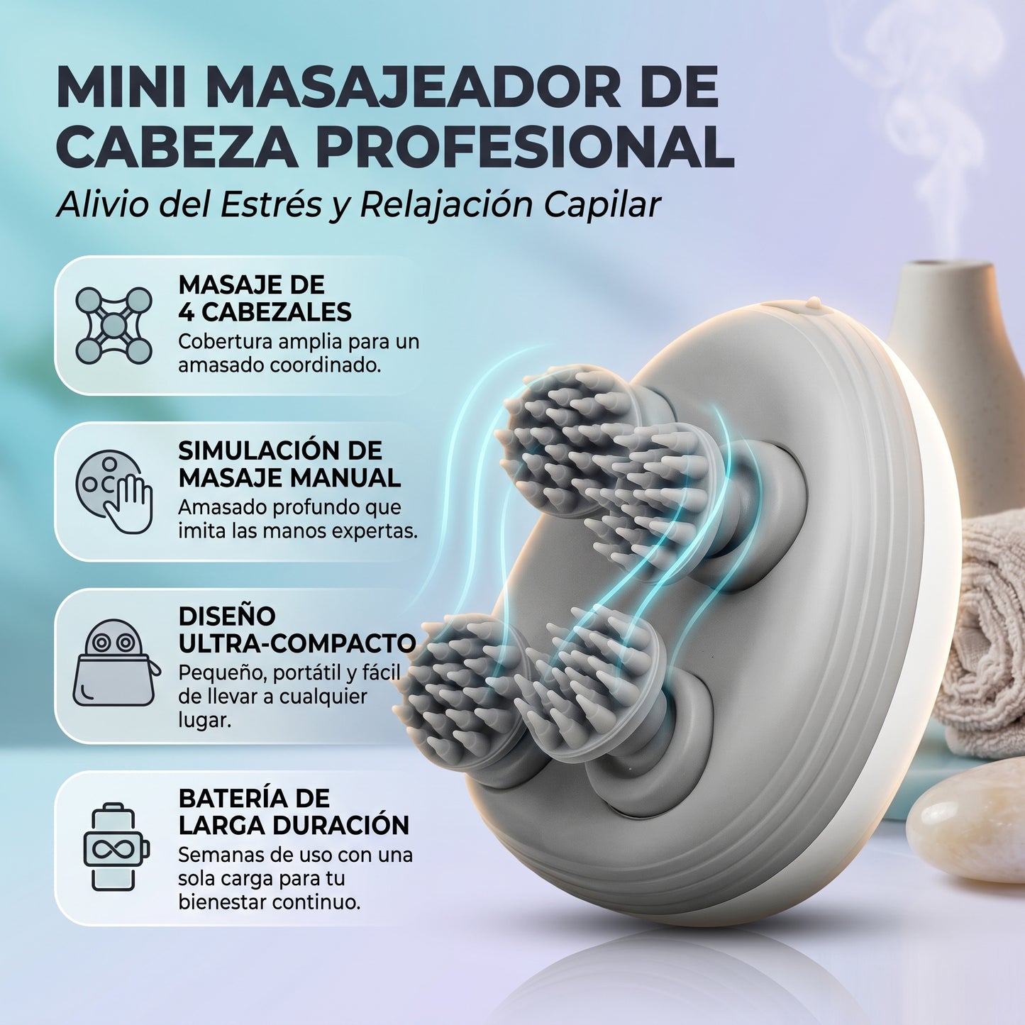 VIRA: Tecnología de masaje profundo diseñada para tu ritmo de vida.